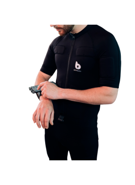 BodyBuddy EMS Electrostimulation Noir HommeCoupé Vente France Suisse